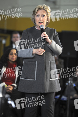 Wahlkampfrede von Hillary Clinton in New York