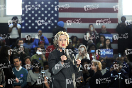 Wahlkampfrede von Hillary Clinton in New York