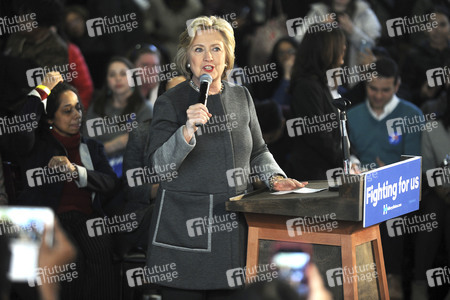 Wahlkampfrede von Hillary Clinton in New York