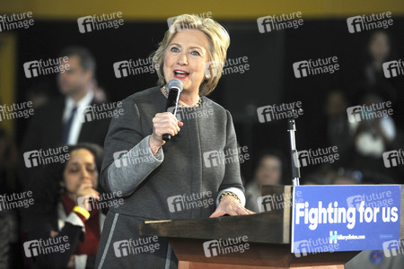 Wahlkampfrede von Hillary Clinton in New York