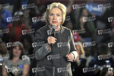 Wahlkampfrede von Hillary Clinton in New York