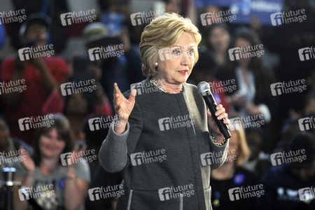 Wahlkampfrede von Hillary Clinton in New York
