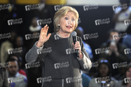Wahlkampfrede von Hillary Clinton in New York