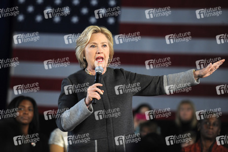 Wahlkampfrede von Hillary Clinton in New York