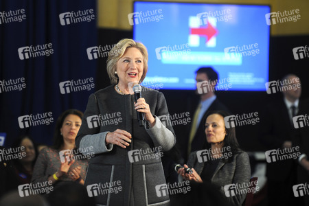 Wahlkampfrede von Hillary Clinton in New York