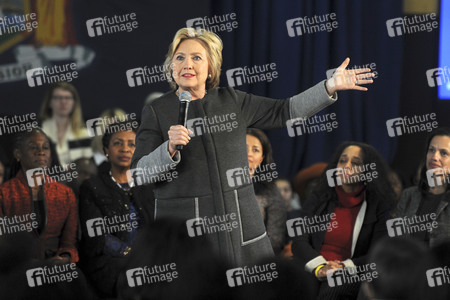 Wahlkampfrede von Hillary Clinton in New York