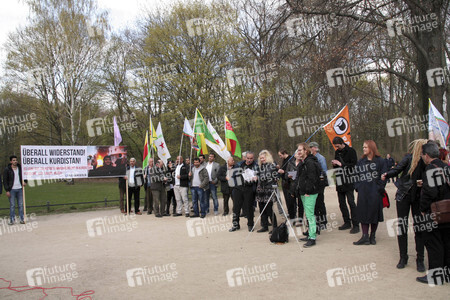 Protestkundgeburg vor der Türkischen Botschaft in Berlin