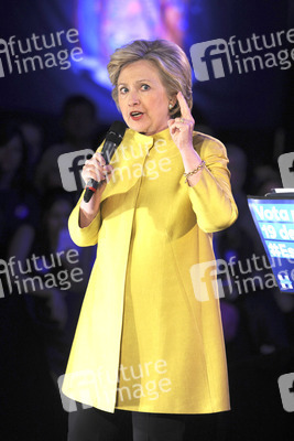 Wahlkampfrede von Hillary Clinton in New York