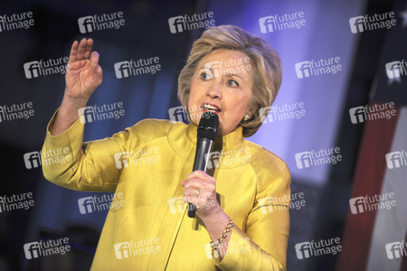 Wahlkampfrede von Hillary Clinton in New York