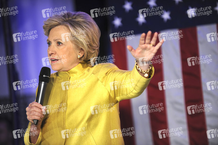 Wahlkampfrede von Hillary Clinton in New York