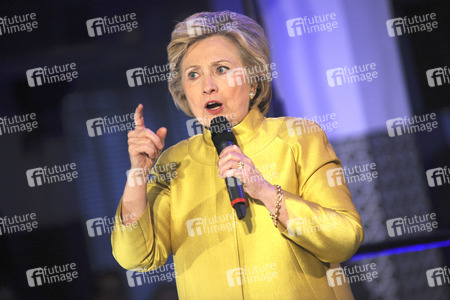 Wahlkampfrede von Hillary Clinton in New York