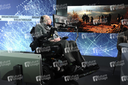 Präsentation der 'Breakthrough Starshot' Space Exploration Initiative in New York