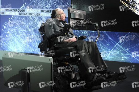 Präsentation der 'Breakthrough Starshot' Space Exploration Initiative in New York