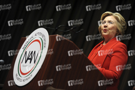 Hillary Clinton spricht auf der NAN Convention in New York