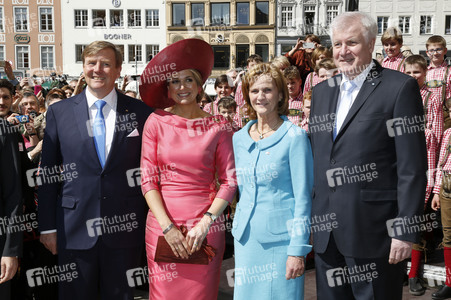 König Willem-Alexander und Königin Maxima der Niederlande in München