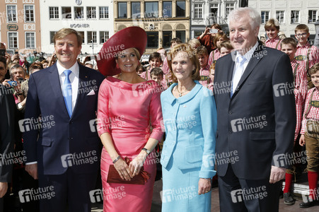 König Willem-Alexander und Königin Maxima der Niederlande in München