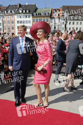 König Willem-Alexander und Königin Maxima der Niederlande in München