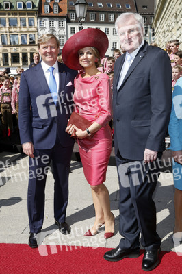 König Willem-Alexander und Königin Maxima der Niederlande in München