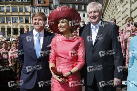 König Willem-Alexander und Königin Maxima der Niederlande in München