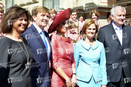 König Willem-Alexander und Königin Maxima der Niederlande in München