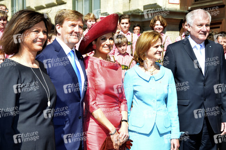 König Willem-Alexander und Königin Maxima der Niederlande in München