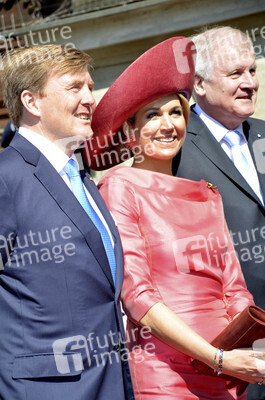 König Willem-Alexander und Königin Maxima der Niederlande in München