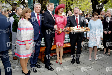 König Willem-Alexander und Königin Maxima der Niederlande in München