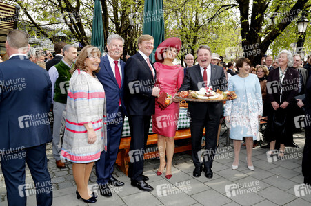 König Willem-Alexander und Königin Maxima der Niederlande in München