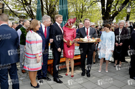 König Willem-Alexander und Königin Maxima der Niederlande in München