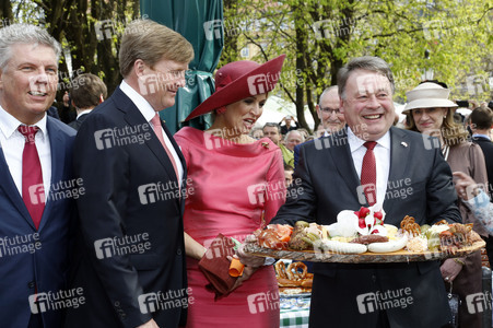 König Willem-Alexander und Königin Maxima der Niederlande in München