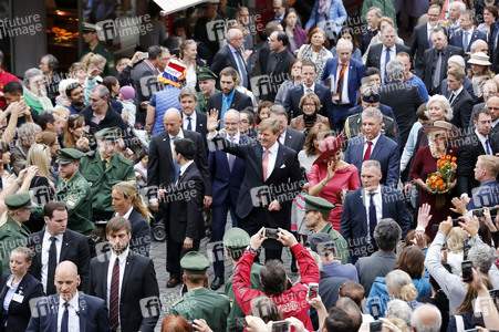 König Willem-Alexander und Königin Maxima der Niederlande in München
