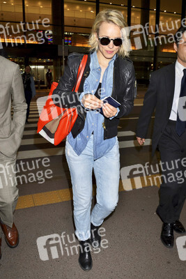 Ankunft von Rachel McAdams in Japan