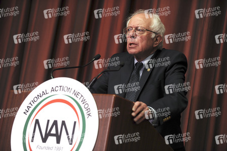 Bernie Sanders spricht auf der National Convention in New York