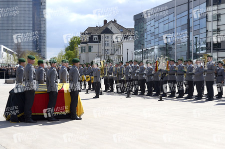 Staatsakt für Hans-Dietrich Genscher in Bonn