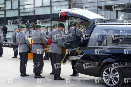 Staatsakt für Hans-Dietrich Genscher in Bonn