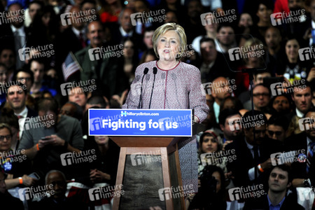 Hillary Clinton bei der NY State Democratic Primary Victory Celebration in New York