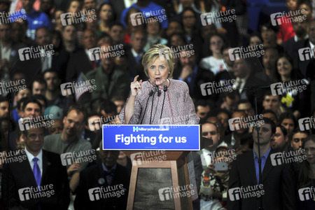 Hillary Clinton bei der NY State Democratic Primary Victory Celebration in New York