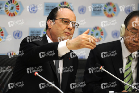 Francois Hollande Pressekonferenz bei der UN in New York