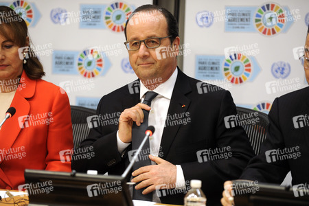 Francois Hollande Pressekonferenz bei der UN in New York