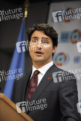 Justin Trudeau Pressekonferenz bei der UN in New York