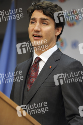 Justin Trudeau Pressekonferenz bei der UN in New York