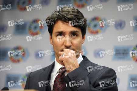 Justin Trudeau Pressekonferenz bei der UN in New York