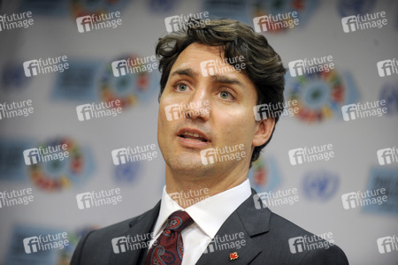 Justin Trudeau Pressekonferenz bei der UN in New York