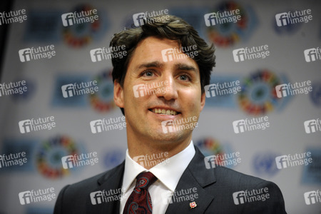 Justin Trudeau Pressekonferenz bei der UN in New York