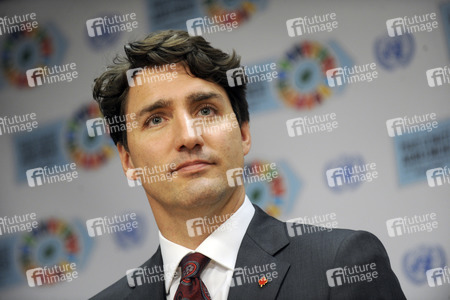 Justin Trudeau Pressekonferenz bei der UN in New York