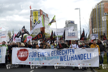 Anti-TTIP-Demo in Hannover
