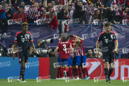Champions League Halbfinale Atletico Madrid vs Bayern München in Madrid
