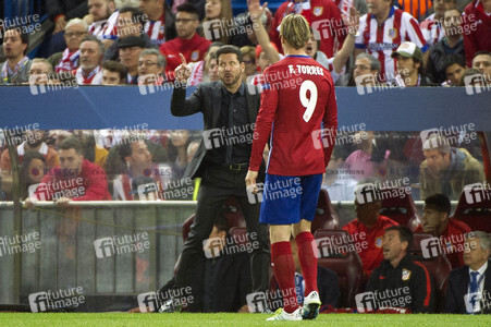 Champions League Halbfinale Atletico Madrid vs Bayern München in Madrid