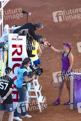 Tennis Match Alizé Cornet vs Victoria Azarenka in Madrid