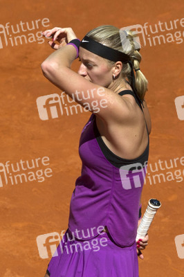 Tennis Match Elena Vesnina vs Petra Kvitová in Madrid
